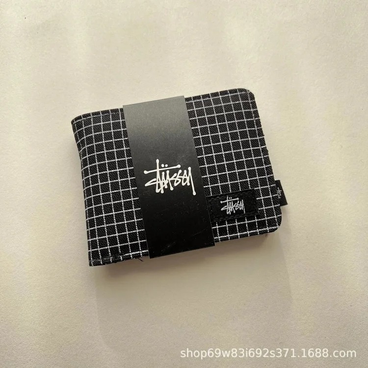 S simple bifold wallet card bag Xitu short wallet image 6