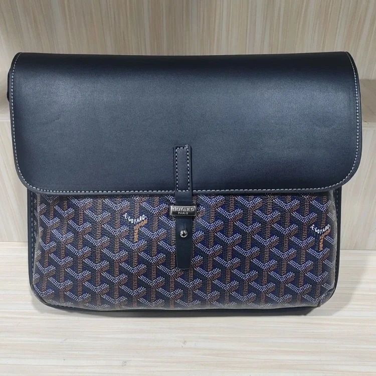 Dior 25 New Goya French Shoulder Bag Gaoyade Men's and Women's Large Capacity Crossbody Bag Postman Saddle Bag Printed Dog Tooth image 9