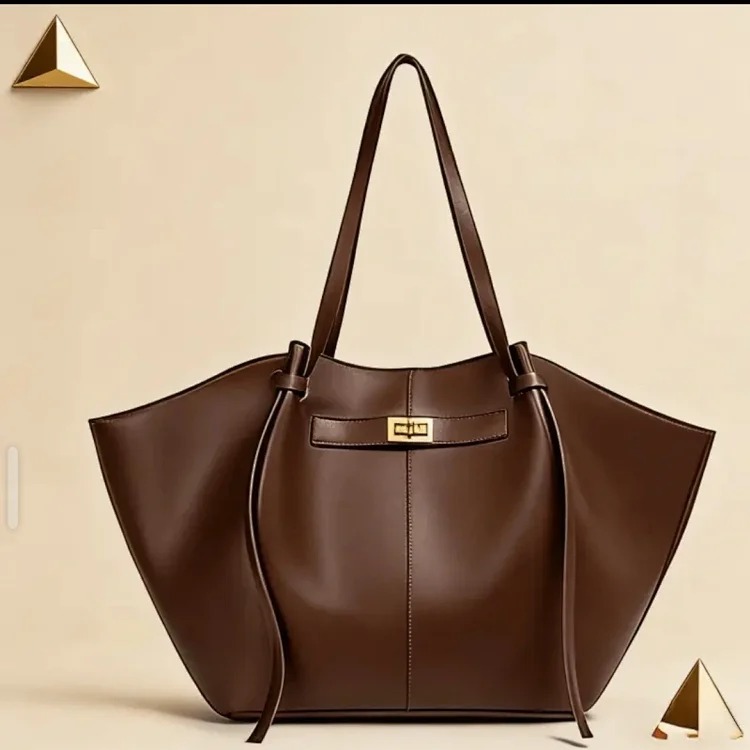 Cross-border commuting large-capacity tote bag for women 2025 new Korean style fashion armpit bag simple casual women's bag