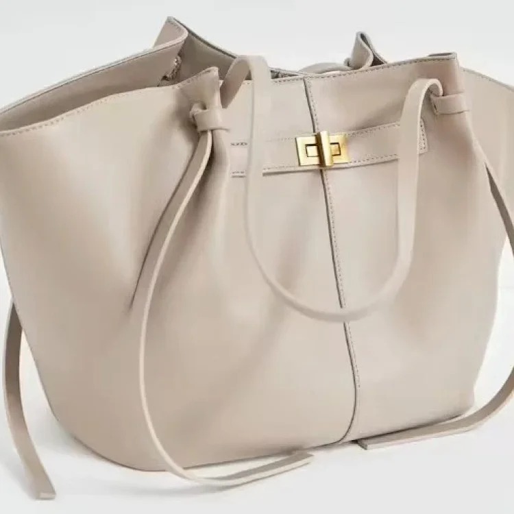 Cross-border commuting large-capacity tote bag for women 2025 new Korean style fashion armpit bag simple casual women's bag