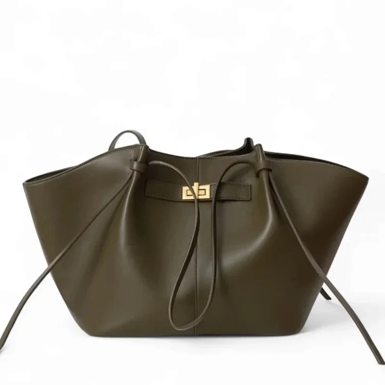 Cross-border commuting large-capacity tote bag for women 2025 new Korean style fashion armpit bag simple casual women's bag