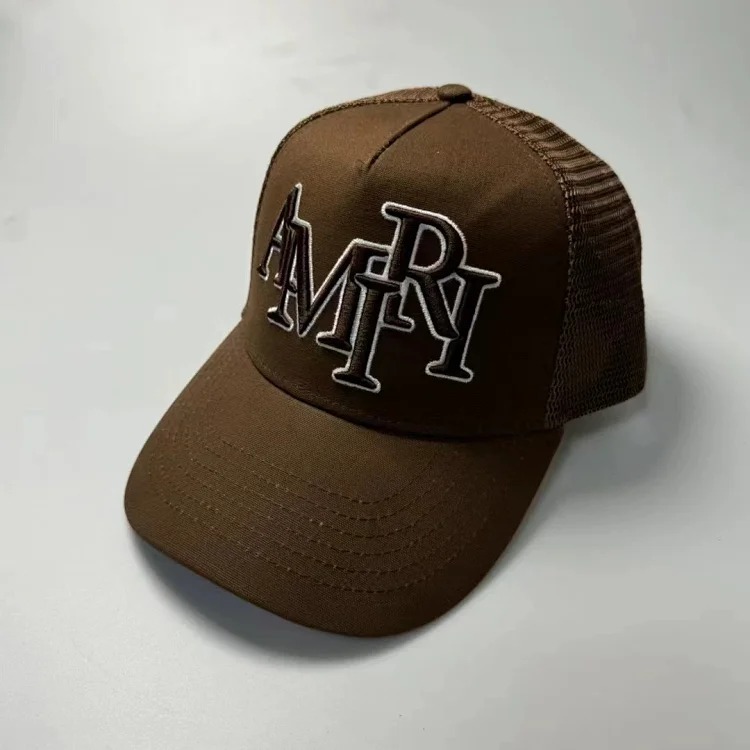Amiri Trendy and fashionable baseball cap AM1R1 peaked cap, casual and versatile, men's and women's American retro letter series collection