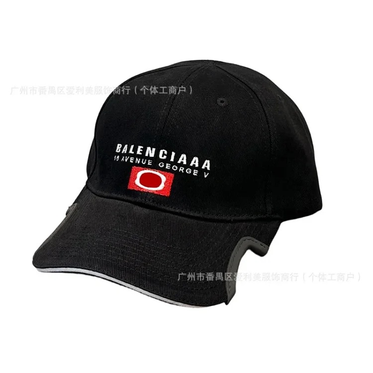 Korean style notch embroidered letters men's peaked cap baseball cap fashion trend casual sunshade solid color couple hat