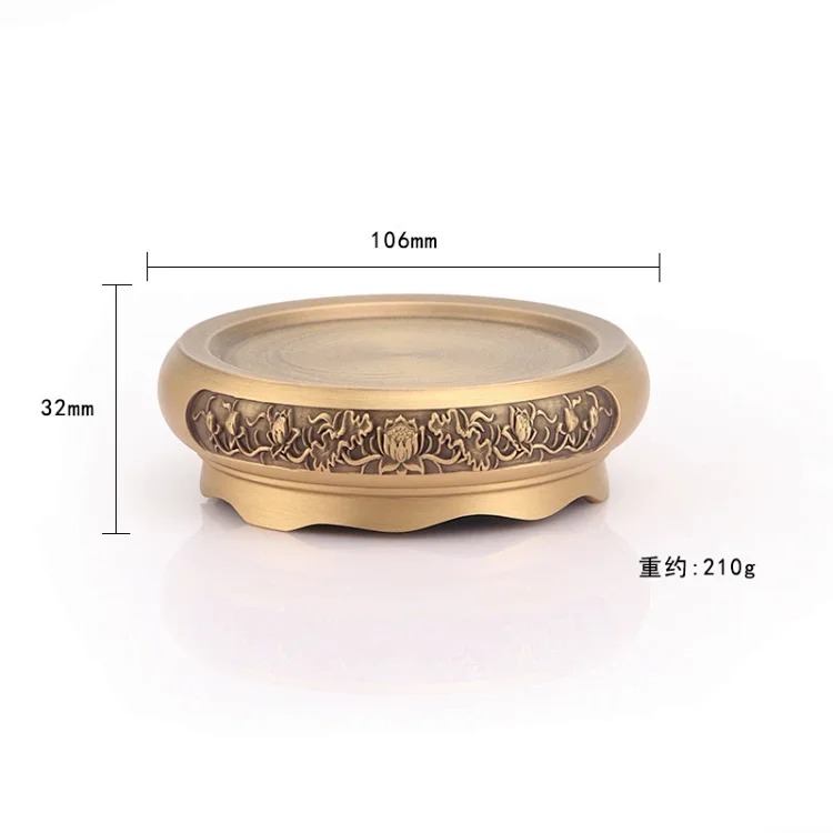 Copper incense burner indoor household incense pure brass three-legged incense burner incense insert antique incense coil incense coil incense burner wholesale image 8