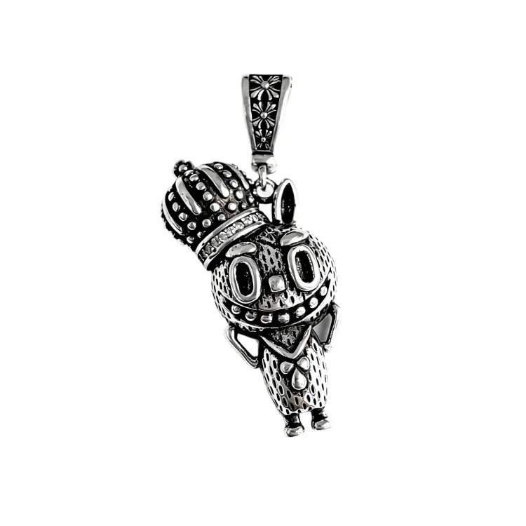 2026 New Retro Crown Lab Cloth Necklace Trendy Versatile Fashion Unisex Cool Necklace Sweater Chain Niche