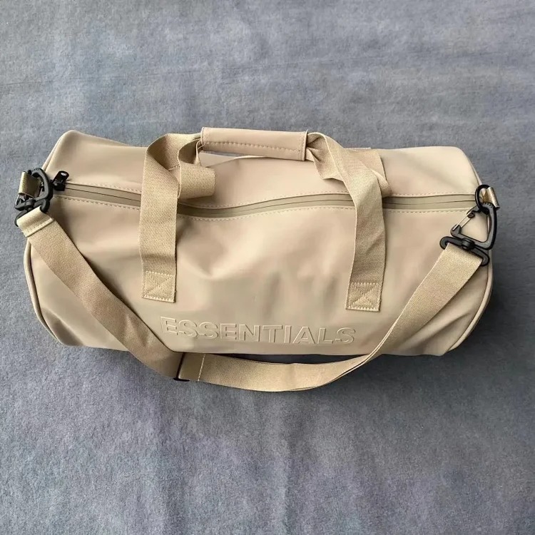 Fear of God FOG fitness bag ESSENTIALSpu leather small dry and wet separation travel bag handbag 24ss