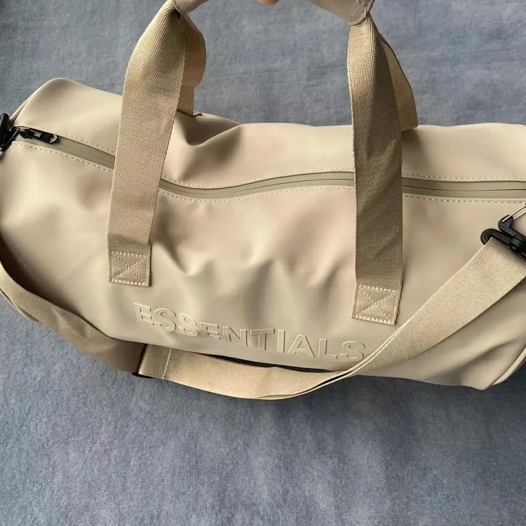 Fear of God FOG fitness bag ESSENTIALSpu leather small dry and wet separation travel bag handbag 24ss