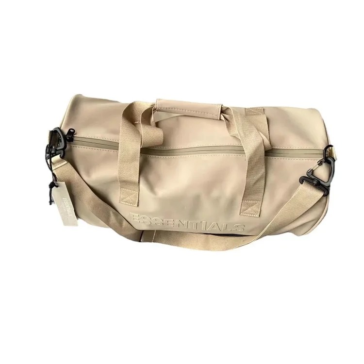 Fear of God FOG fitness bag ESSENTIALSpu leather small dry and wet separation travel bag handbag 24ss