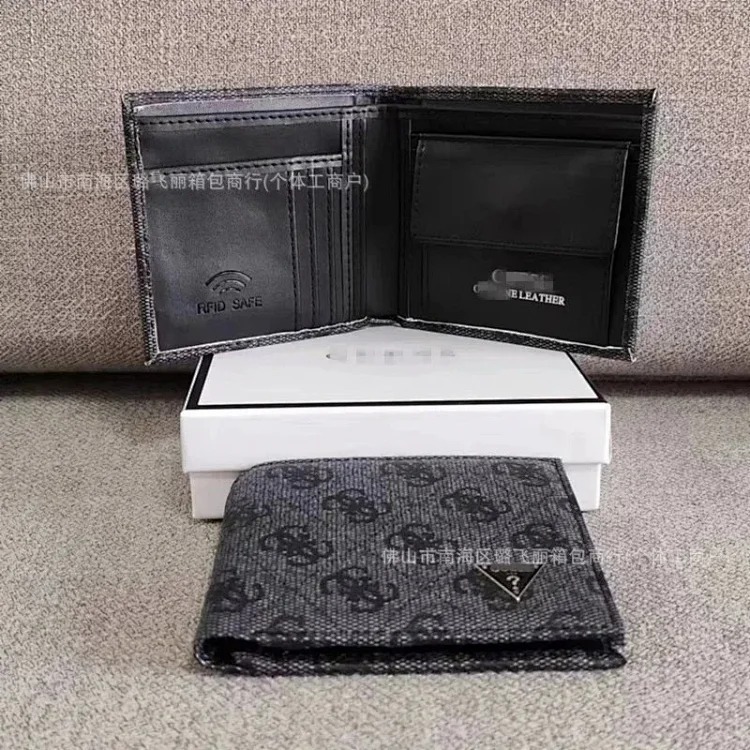 New wallet men's short fashion wallet with multiple card slots