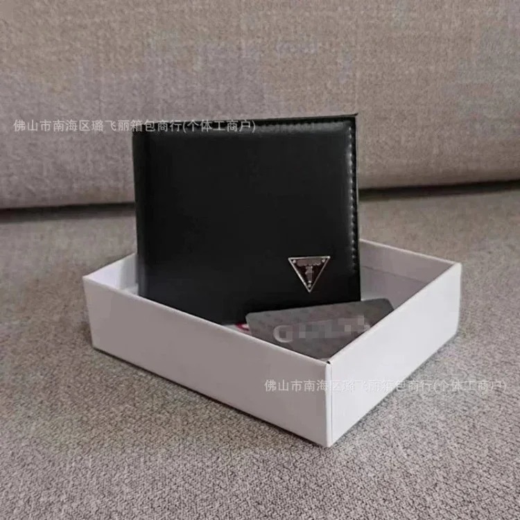 New wallet men's short fashion wallet with multiple card slots