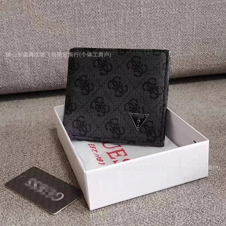 New wallet men's short fashion wallet with multiple card slots