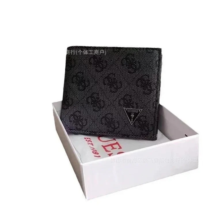 New wallet men's short fashion wallet with multiple card slots