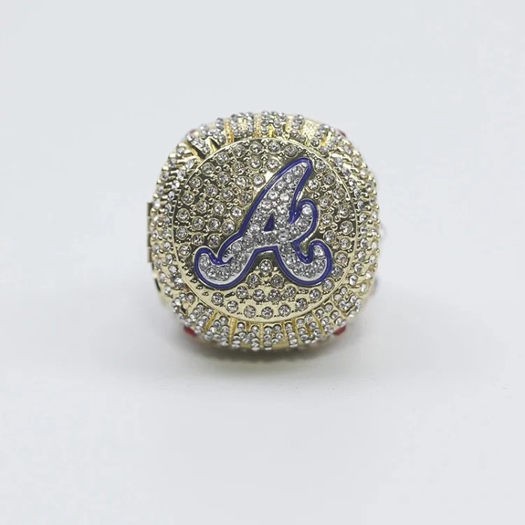 2021 Atlanta Braves MLB Championship Ring Magnetic Flip Design(pic2) 2021 Atlanta Braves MLB Championship Ring Magnetic Flip Design