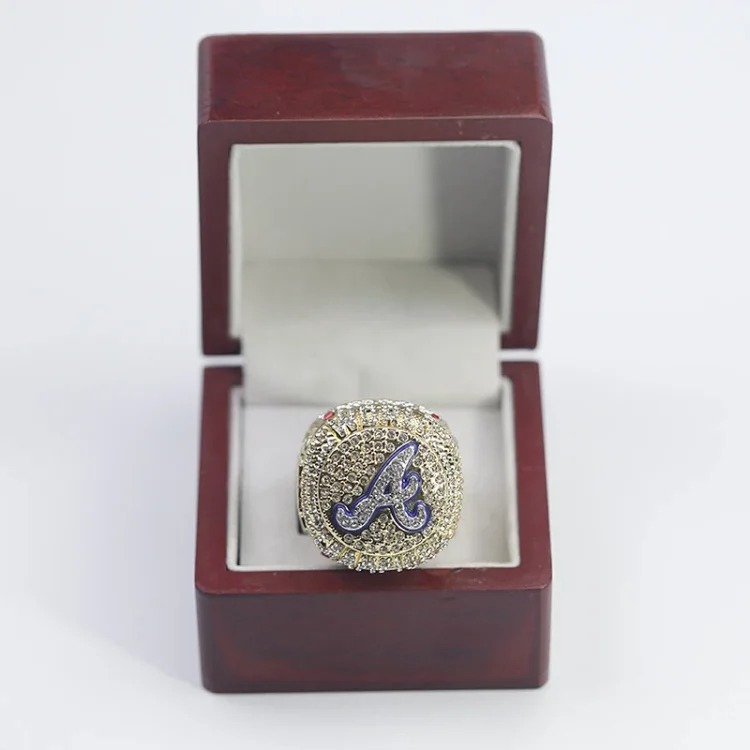 2021 Atlanta Braves MLB Championship Ring Magnetic Flip Design(pic3) 2021 Atlanta Braves MLB Championship Ring Magnetic Flip Design