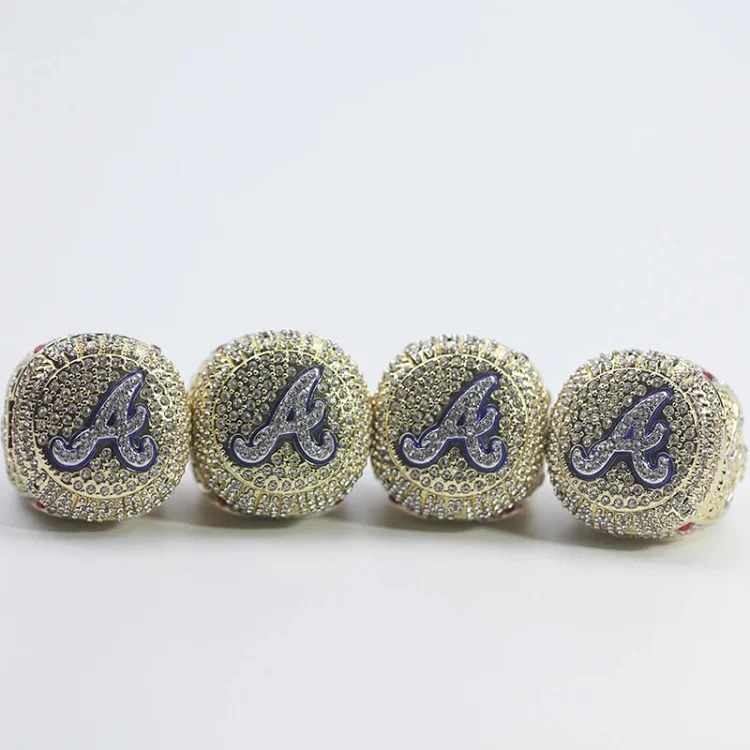 2021 Atlanta Braves MLB Championship Ring Magnetic Flip Design(pic4) 2021 Atlanta Braves MLB Championship Ring Magnetic Flip Design