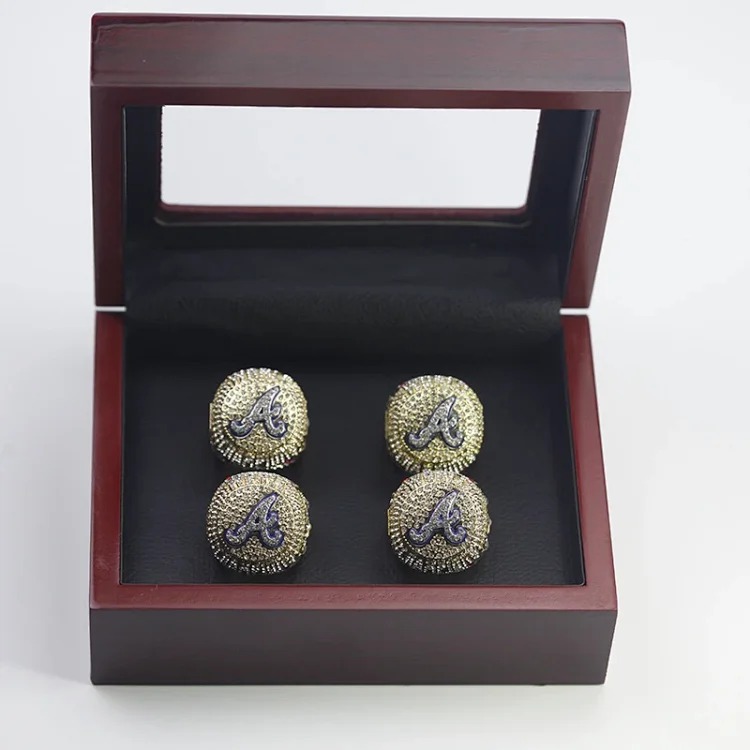 2021 Atlanta Braves MLB Championship Ring Magnetic Flip Design(pic5) 2021 Atlanta Braves MLB Championship Ring Magnetic Flip Design