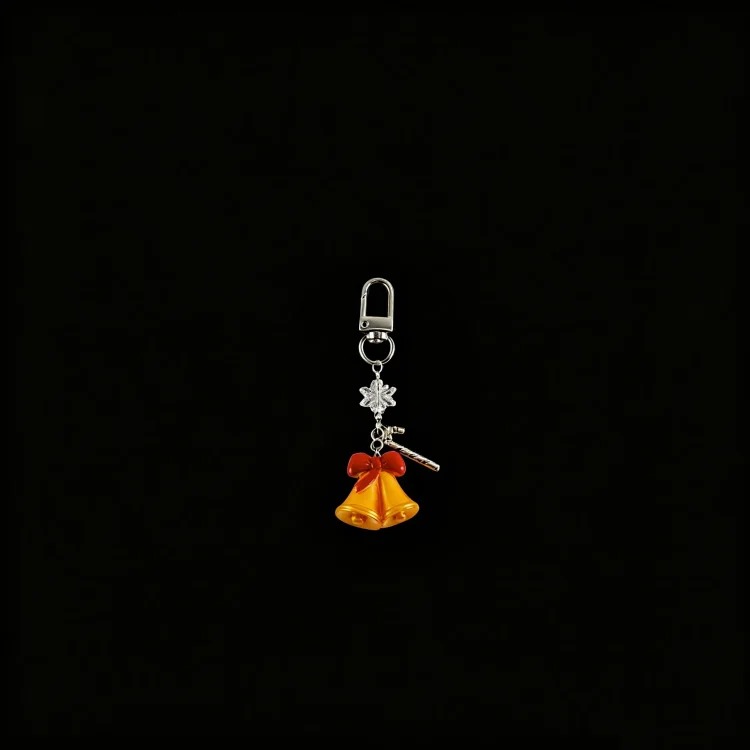 European and American best-selling cross-border new products Cartoon Christmas tree pendant Christmas snowflake mobile phone bag hanging key chain fashionable and versatile