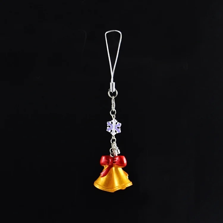 European and American best-selling cross-border new products Cartoon Christmas tree pendant Christmas snowflake mobile phone bag hanging key chain fashionable and versatile