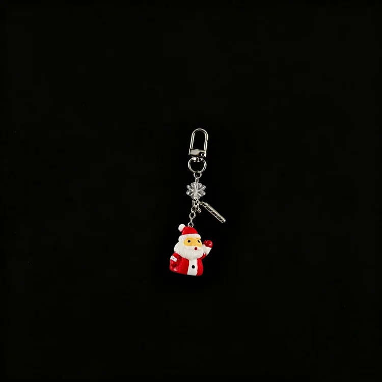 European and American best-selling cross-border new products Cartoon Christmas tree pendant Christmas snowflake mobile phone bag hanging key chain fashionable and versatile