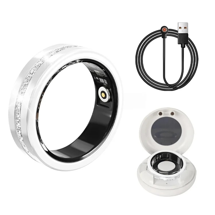Cross-border Daring V6 smart ring multifunctional sports step counting wearable ring heart rate sleep data analysis
