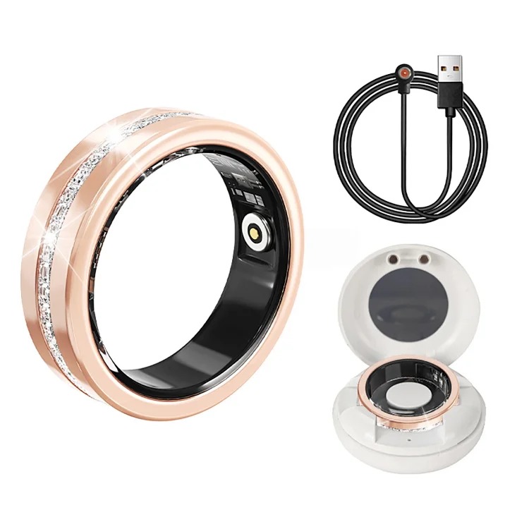 Cross-border Daring V6 smart ring multifunctional sports step counting wearable ring heart rate sleep data analysis