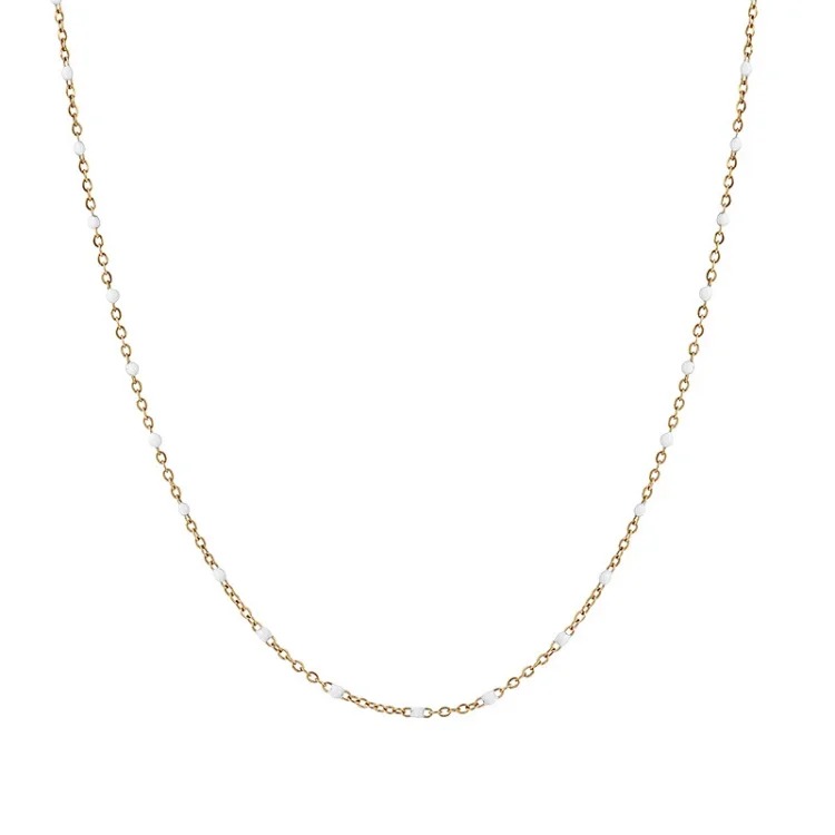 16 Nights Pomegranate Necklace Copper Alloy Original Design Handmade Beaded Retro Light Luxury Red Clavicle Chain for Women