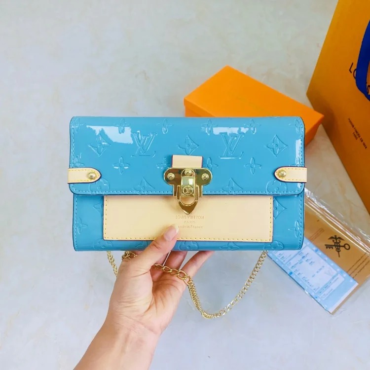 New fashionable chain crossbody small square bag, versatile bag (plastic film image 2