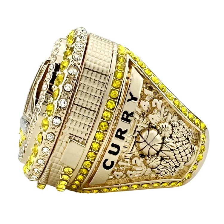 Official of the 2022 new NBA Golden State Warriors Curry championship ring rotatable ring men's ring