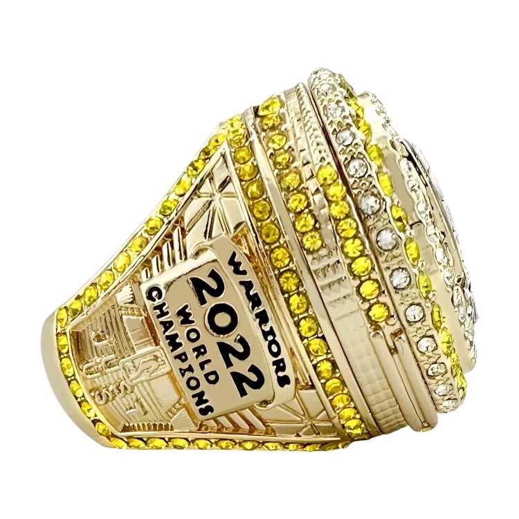 Official of the 2022 new NBA Golden State Warriors Curry championship ring rotatable ring men's ring