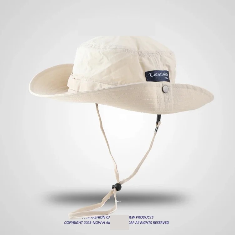Women's sun protection hat for spring and summer outdoor travel, anti-UV hiking hat, full sun protection, fishing sunshade sun hat