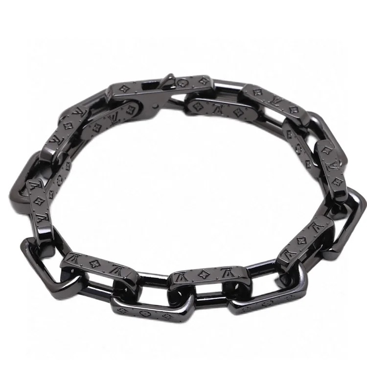MONOGRAM bracelet - Titanium steel