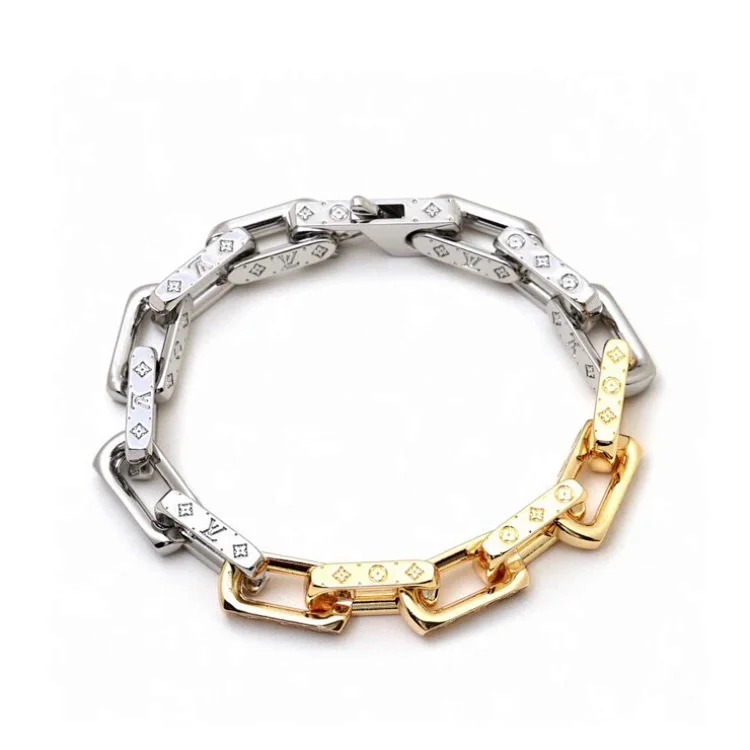 MONOGRAM bracelet - Titanium steel