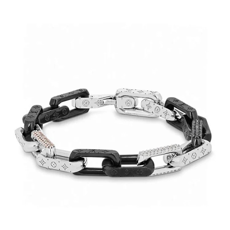 MONOGRAM bracelet - Titanium steel