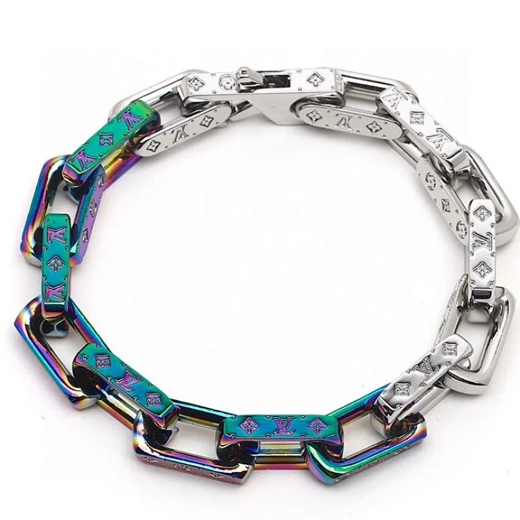 MONOGRAM bracelet - Titanium steel