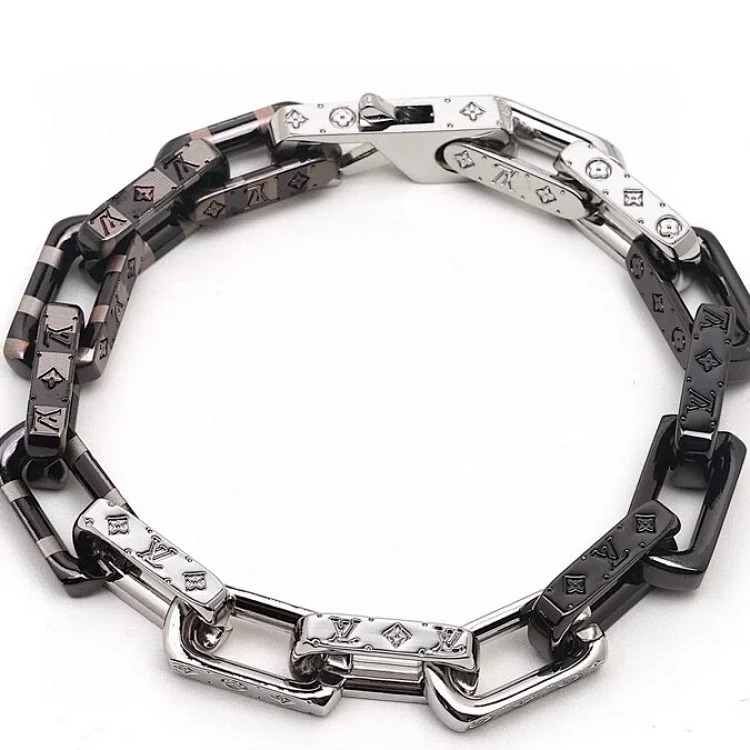 MONOGRAM bracelet - Titanium steel