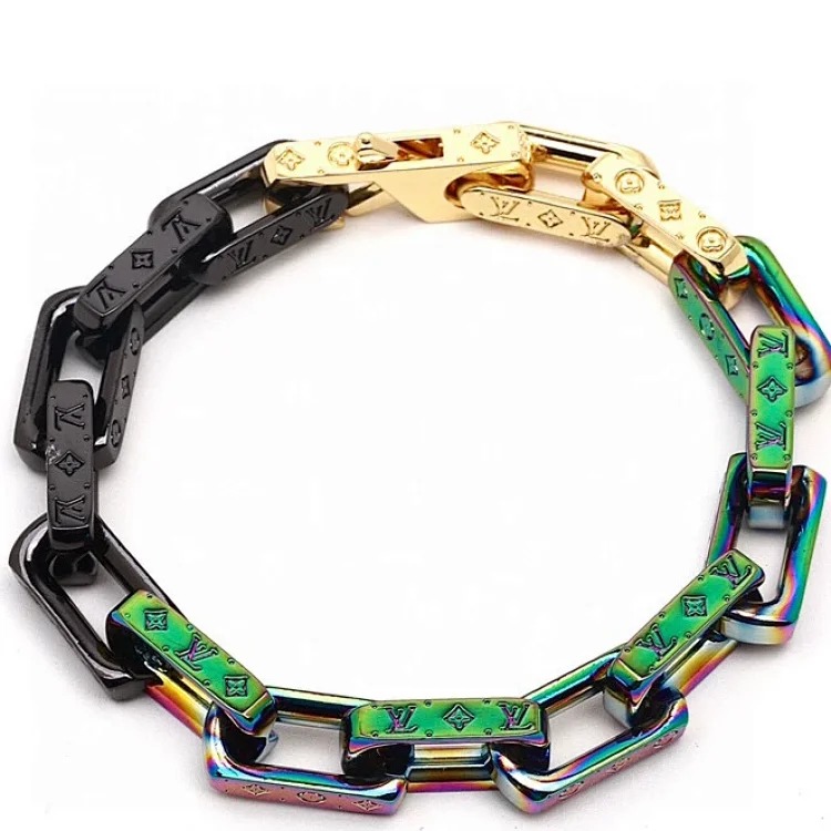 MONOGRAM bracelet - Titanium steel