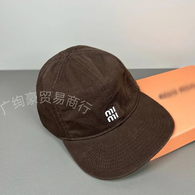 Internet celebrity hat collection, fashionable and simple embroidered letters, large brim baseball cap for women, sun protection hat, sun hat, peaked cap