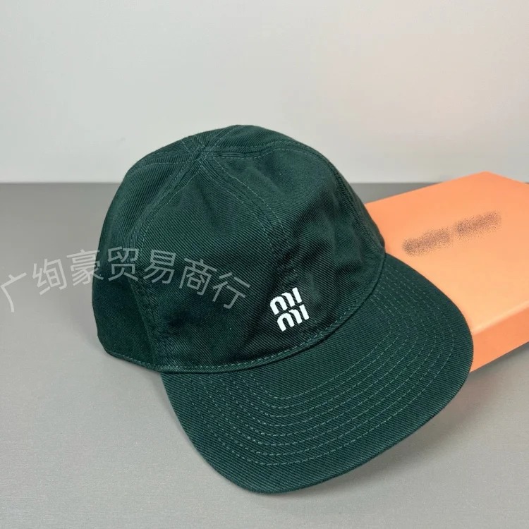 Internet celebrity hat collection, fashionable and simple embroidered letters, large brim baseball cap for women, sun protection hat, sun hat, peaked cap