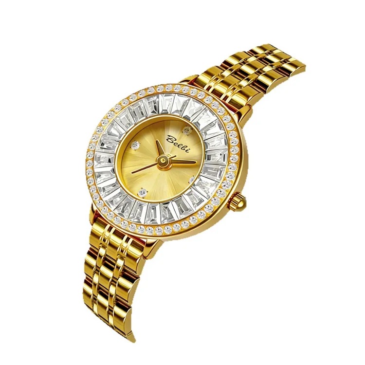 New high-end zircon-set diamond women's watch, light luxury, fashionable, high-looking, full-diamond steel band watch