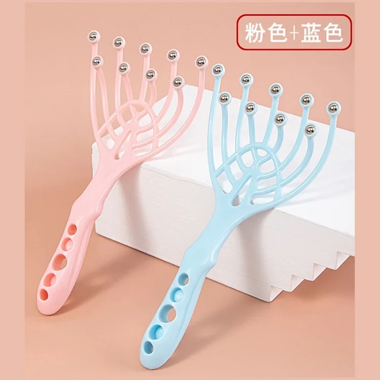 Louis Vuitton Nine-claw head massager scalp ball manual massage five-claw head therapy relaxation, decompression, scratching and scratching hair comb artifact