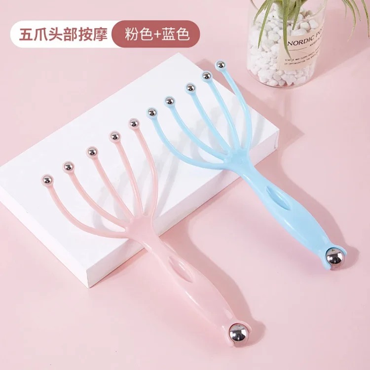 Louis Vuitton Nine-claw head massager scalp ball manual massage five-claw head therapy relaxation, decompression, scratching and scratching hair comb artifact