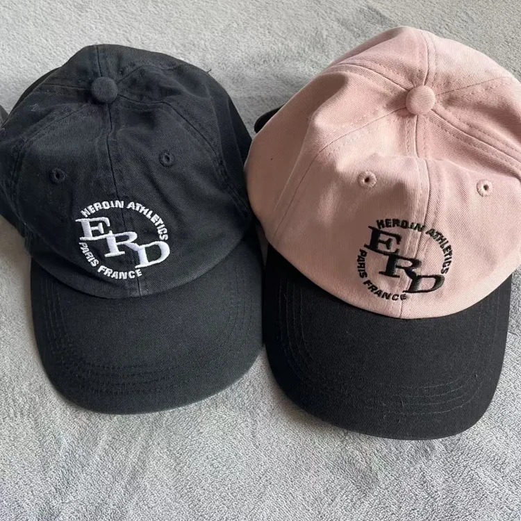 ERD melancholy rich second generation 24SS slogan embroidered duck bill baseball cap WG