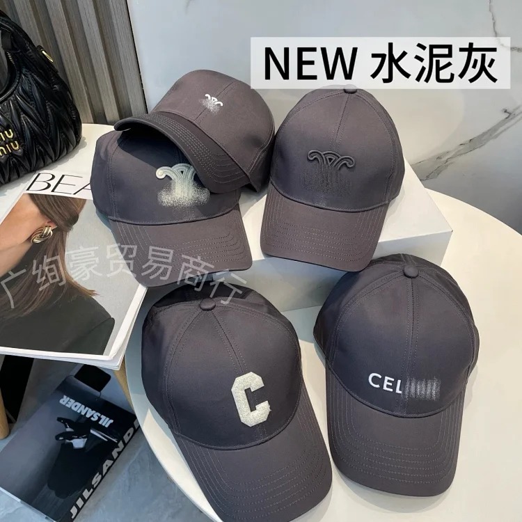 Celine New Arc de Triomphe correct baseball cap fashionable and versatile cross-border peaked cap for men and women sun protection sunshade hat batch