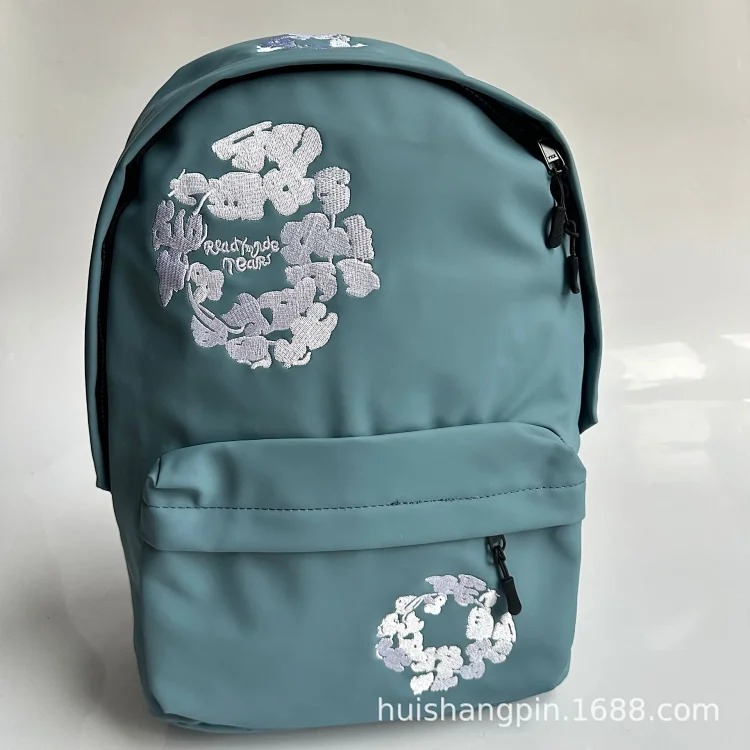 2025 new style embroidered backpack for men and women