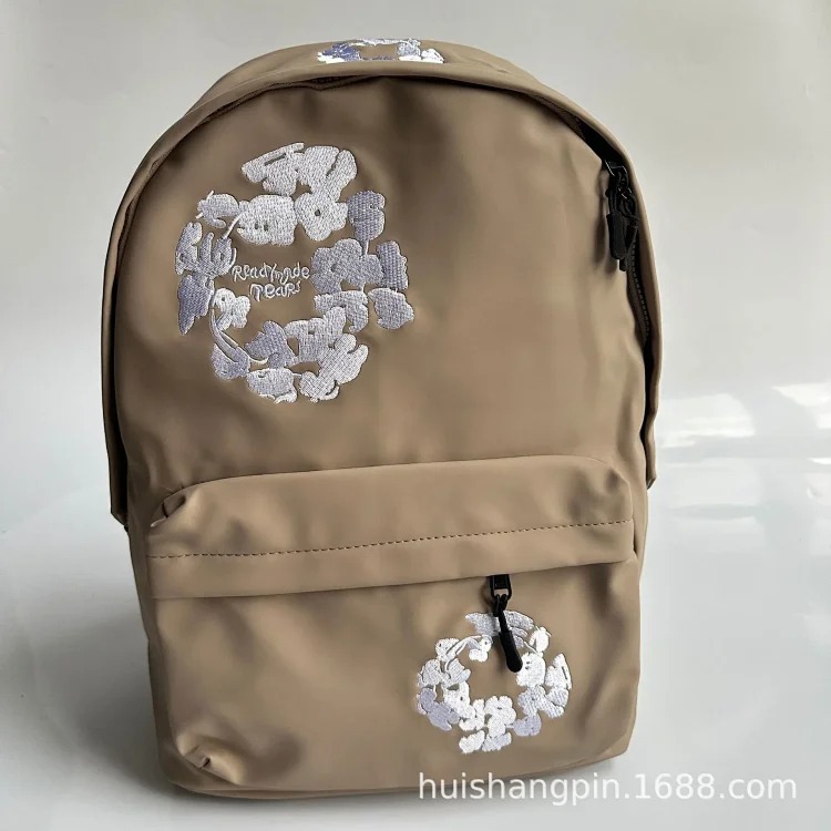 2025 new style embroidered backpack for men and women