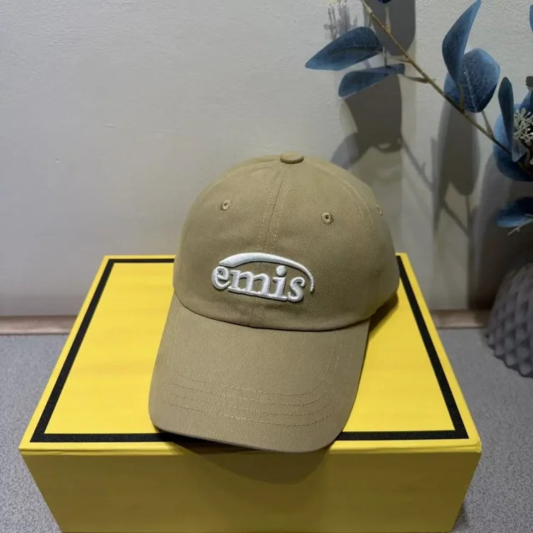 Korean hat baseball cap peaked cap men and women same style four seasons multi-color large head solid color soft top navy blue sports hat