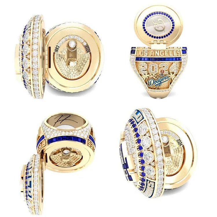 2024-2025 Los Angeles Dodgers MLB championship ring baseball ring new model on the market image 4