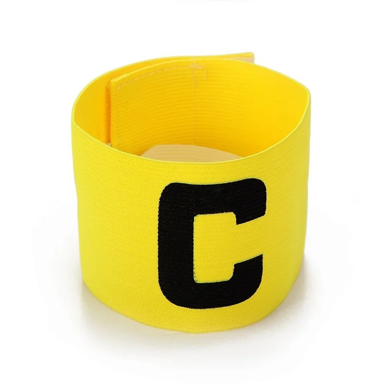 Armband captain football basketball team logo player athlete English letter bag duty uniform c logo manufacturer wholesale