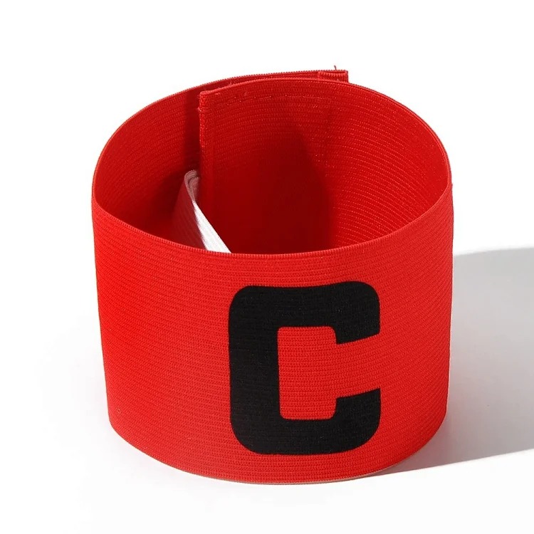 Armband captain football basketball team logo player athlete English letter bag duty uniform c logo manufacturer wholesale