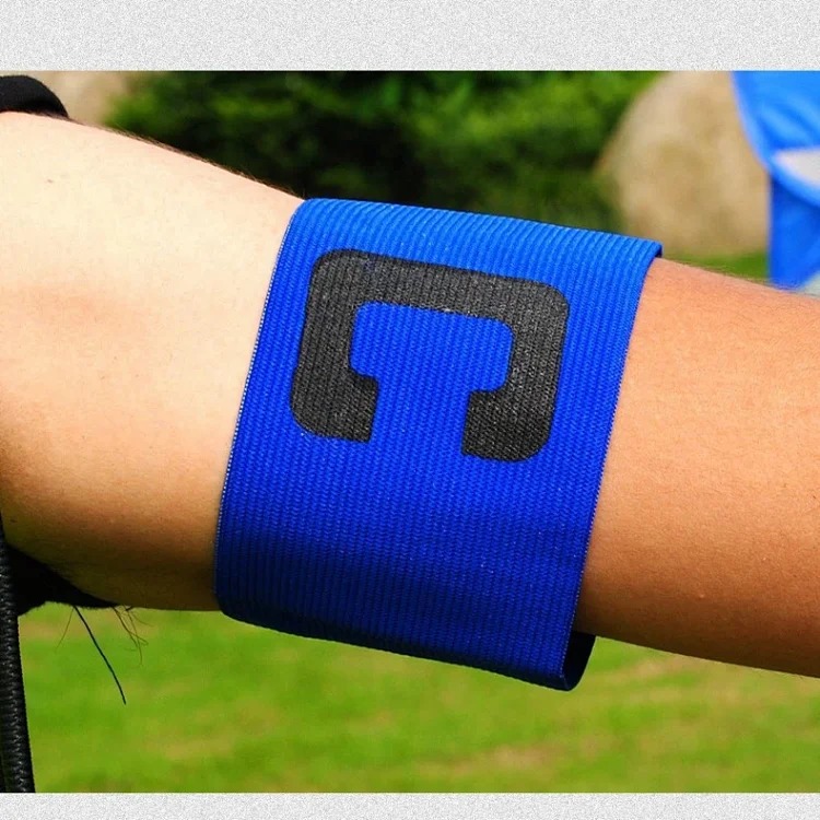 Armband captain football basketball team logo player athlete English letter bag duty uniform c logo manufacturer wholesale